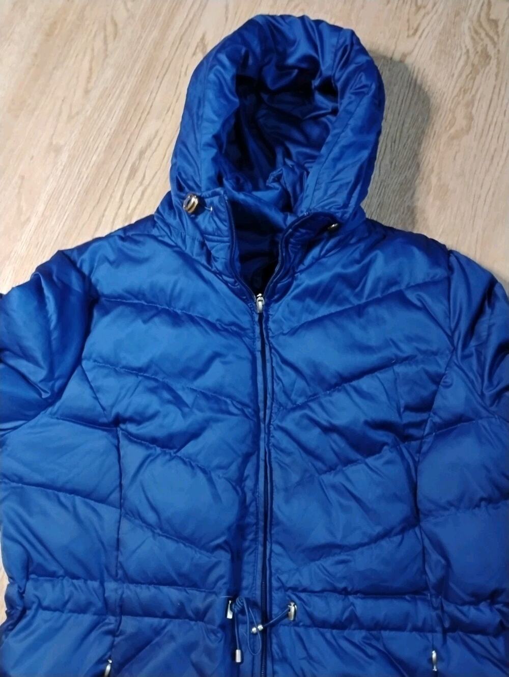 Ellen Tracy Women Ellen Army Green Hood Light Down Puffer Jacket XL
